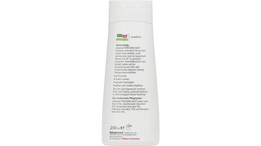 Sebamed Trockene Haut Urea 5% Shampoo 200 ml