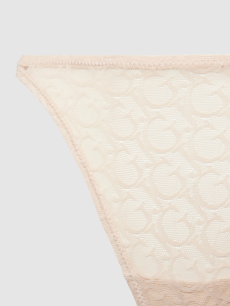 String mit Logo-Muster Modell 'EDYTHA' in beige