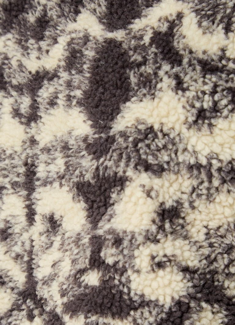 Hanorac SAMSØE Rune Teddy cu buzunare cu fermoar