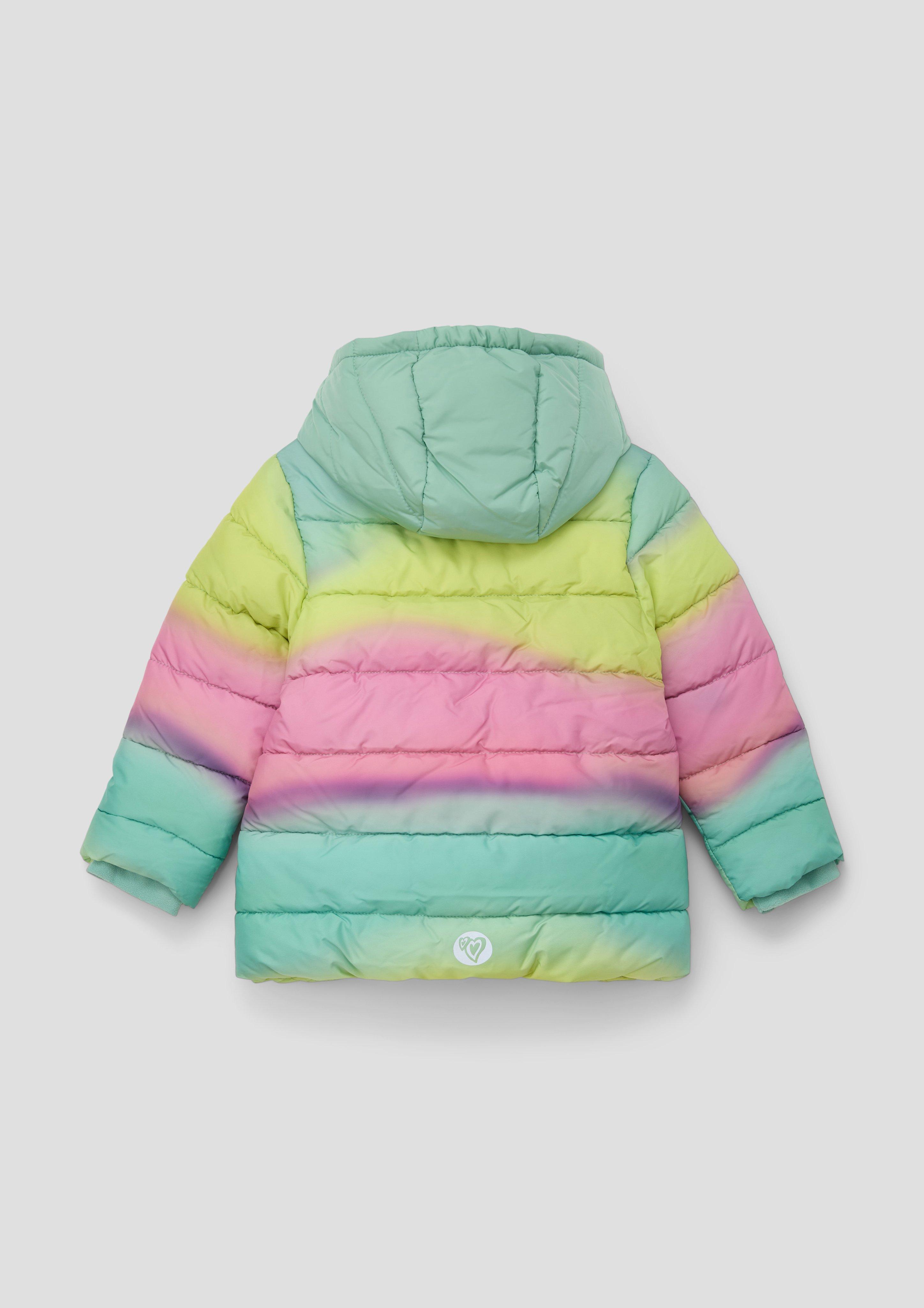 Steppjacke mit reflektierendem Print  2132170-72A2