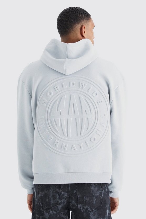 Tall kastiger Oversize Man Hoodie