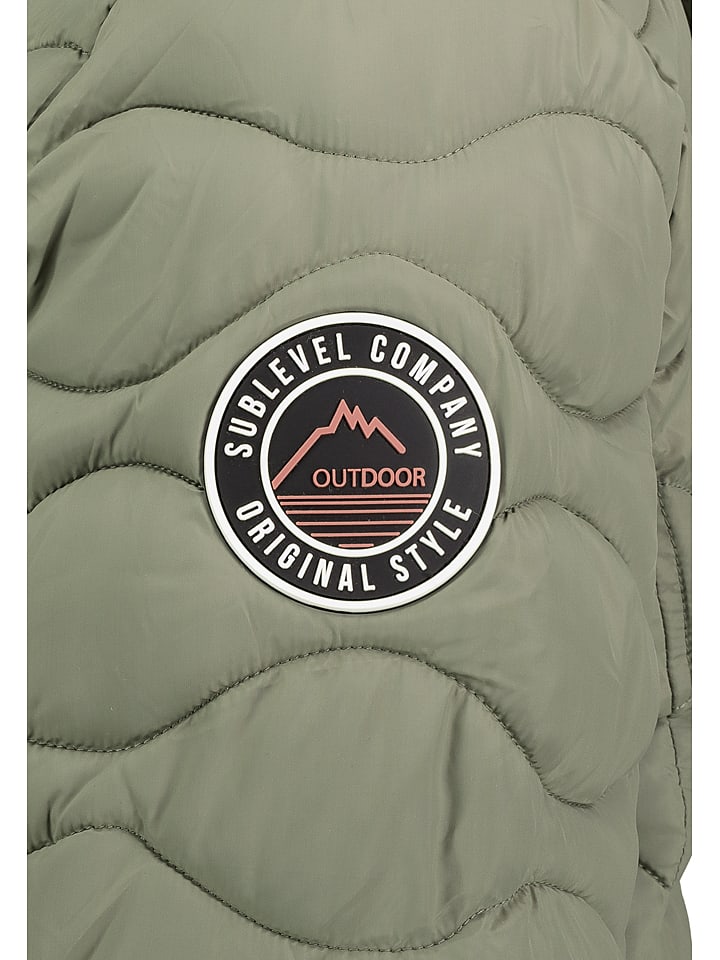 Sublevel Steppmantel in Khaki günstig kaufen