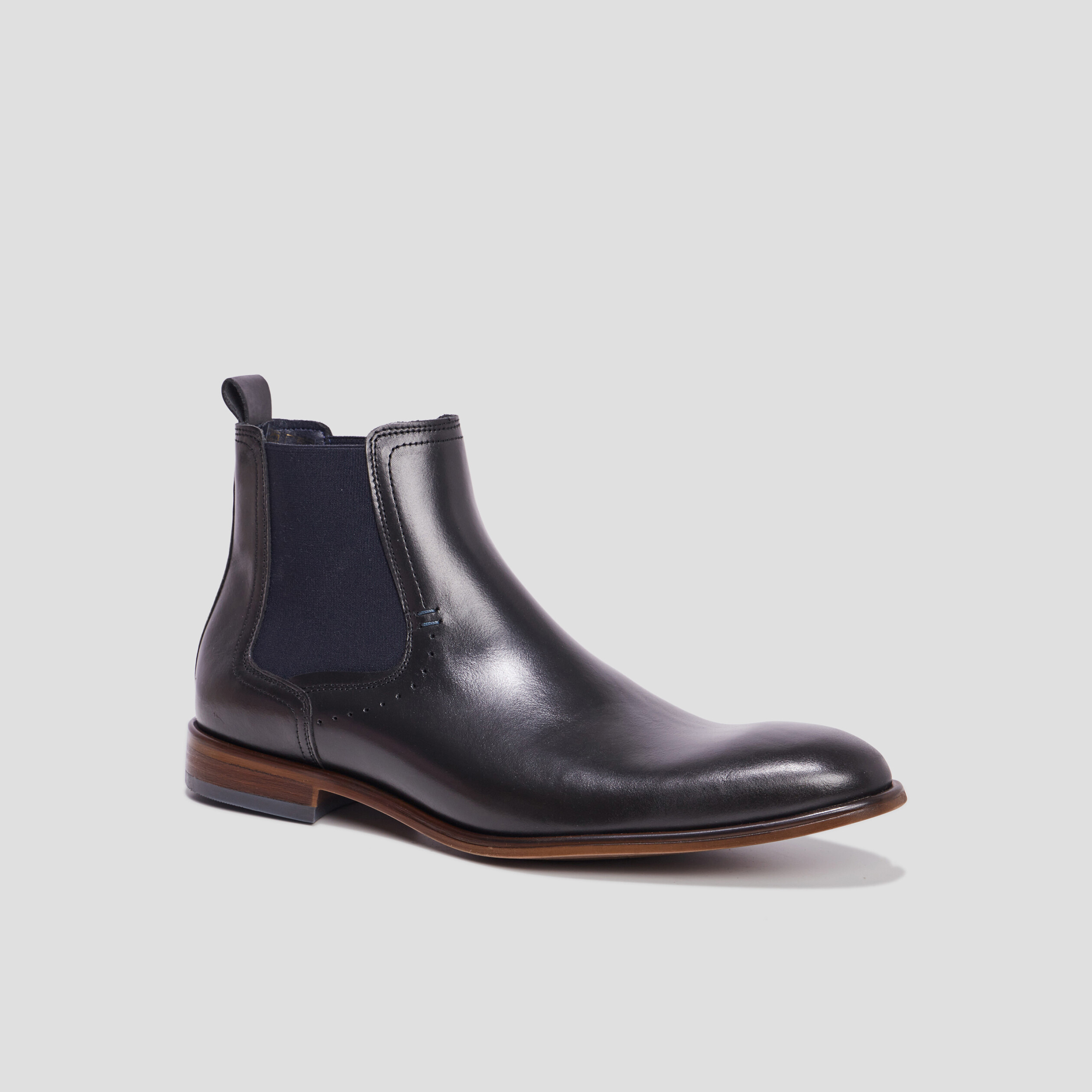 Bottines chelsea en cuir Beavy noir homme | La Halle