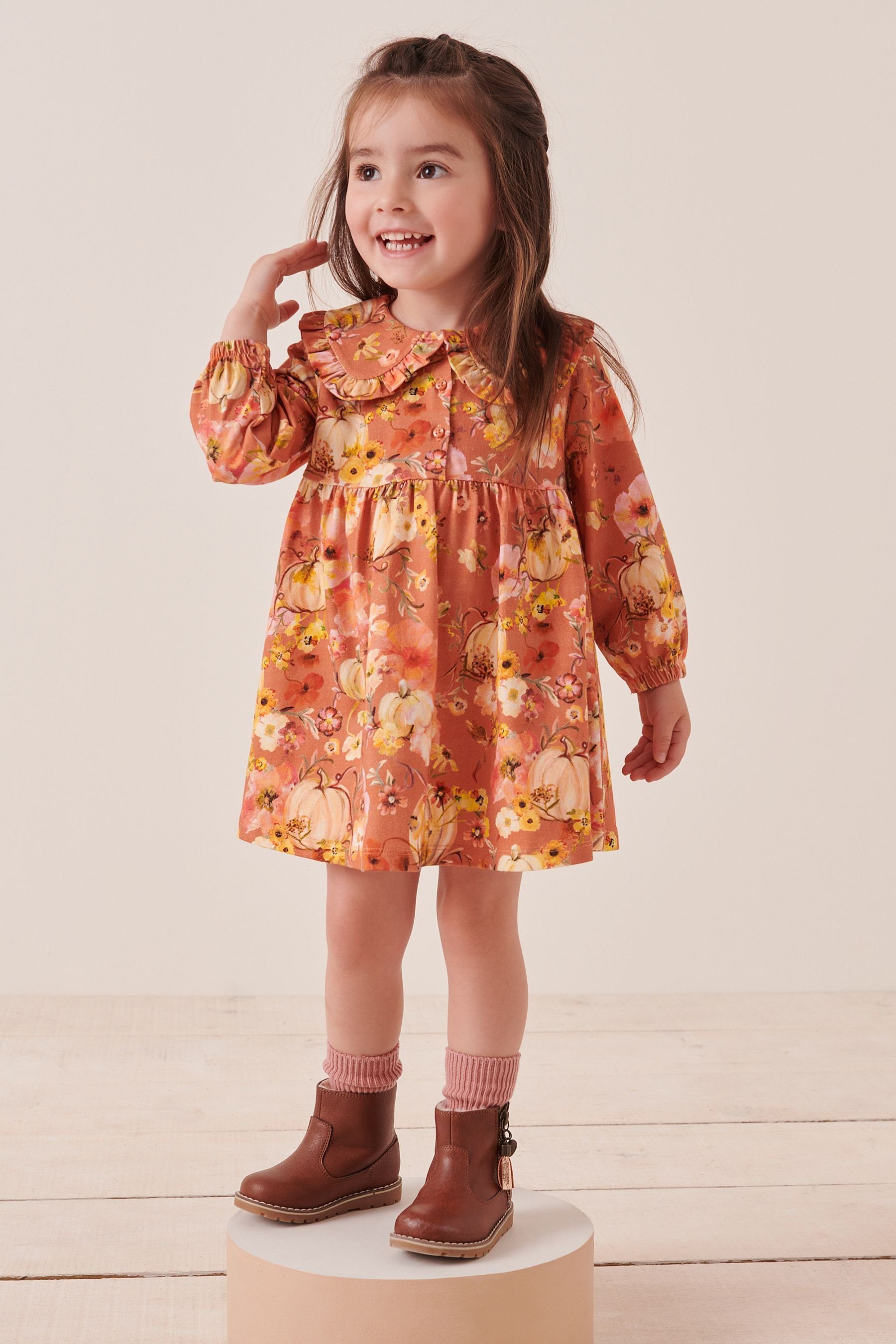 Next Jerseykleid Langärmeliges Kleid (1-tlg)