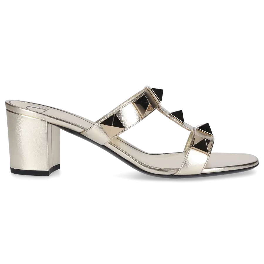 Valentino Garavani - Sandalen ROMAN STUD Kalbsleder - gold