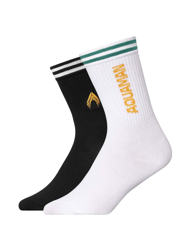 SNOCKS AQUAMAN Retro Socken 2 Paar in AQUAMAN günstig kaufen 35-38