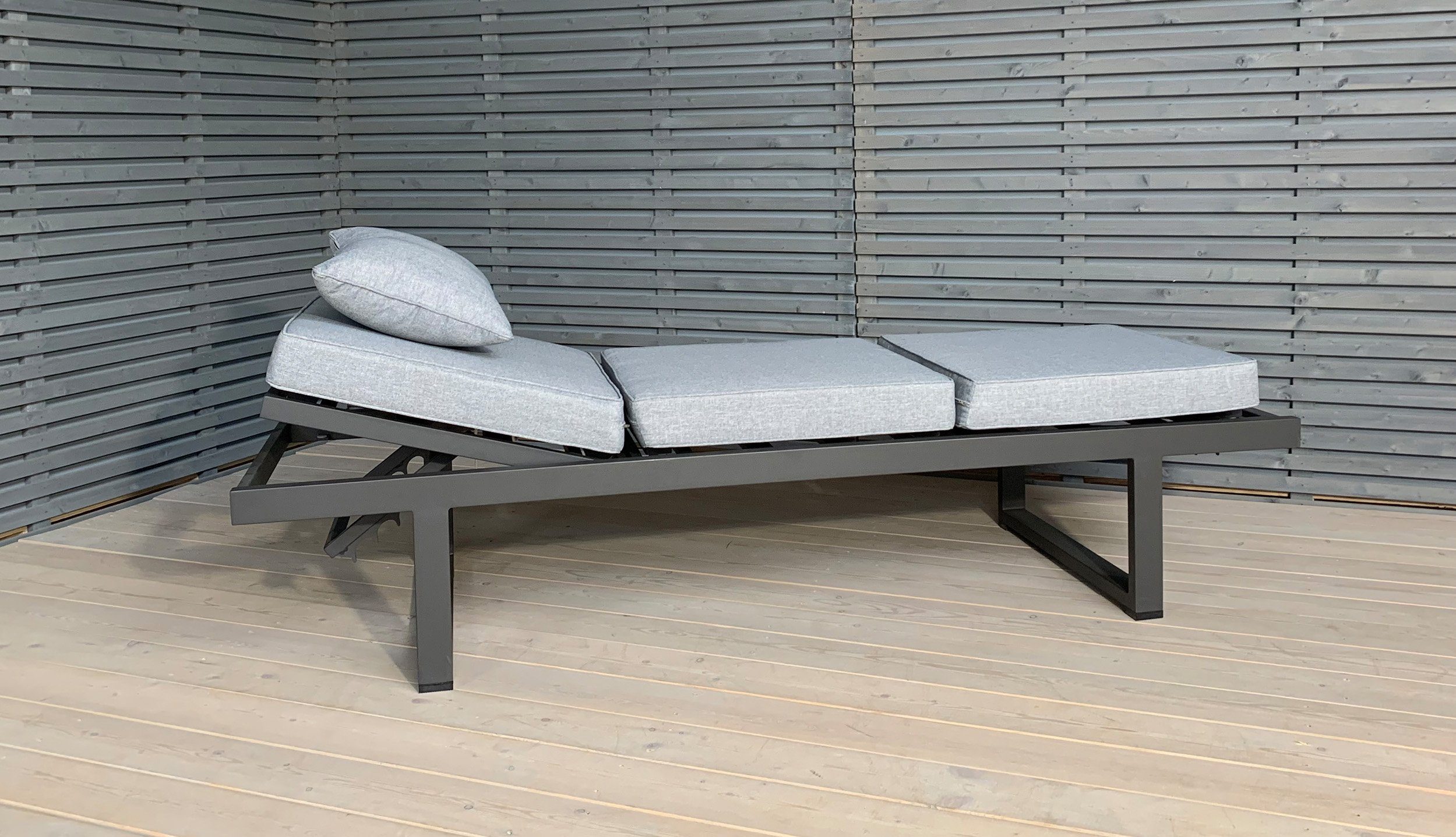 LC Garden Loungesofa LC Garden Bondino Living Multifunktionssofa 3er Sofa anthrazit