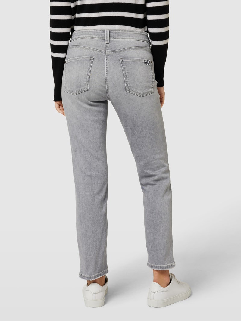 Jeans im 5-Pocket-Design Modell 'PIPER' in hellgrau