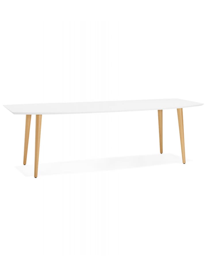 KADIMA DESIGN Ausziehbarer Esstisch aus Buchenholz und MDF | Nordisches Design günstig kaufen onesize