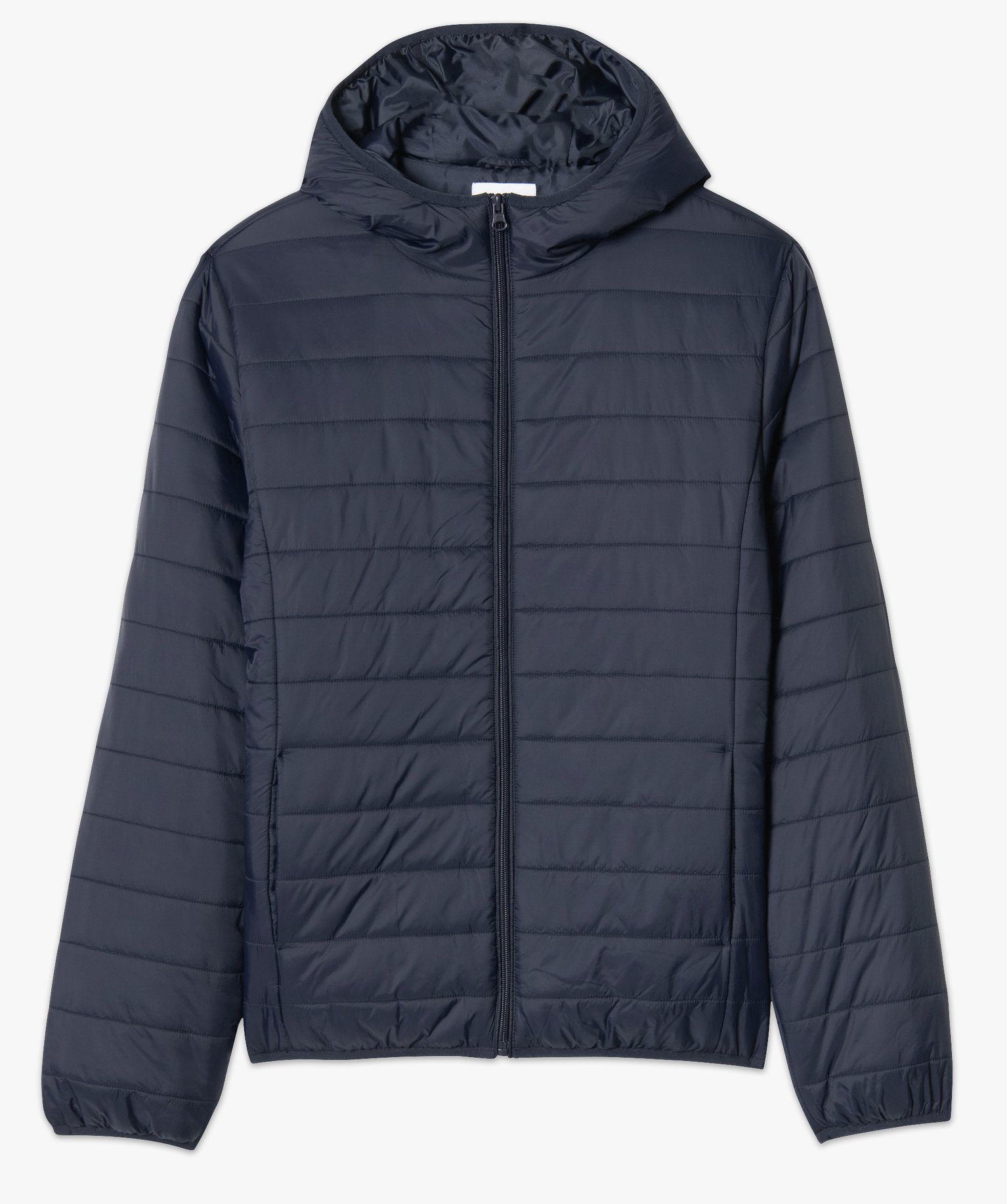 Doudoune homme fine avec capuche bleu | GEMO