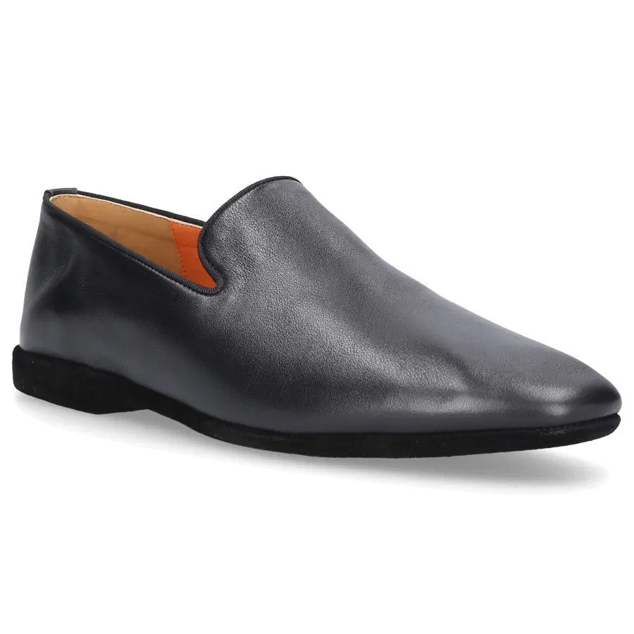 Santoni - Hausschuhe A1908 Kalbsleder - schwarz