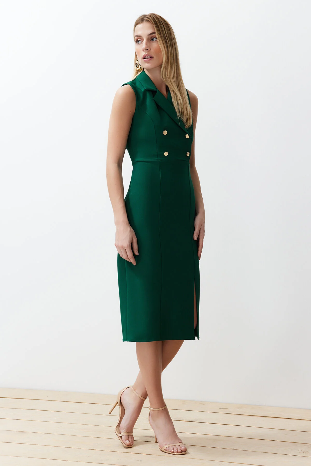 Trendyol Collection  Smaragdgrün Uni TWOSS23EL02256