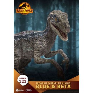 Jurassic World: Ein neues Zeitalter D-Stage PVC Diorama: Blue & Beta