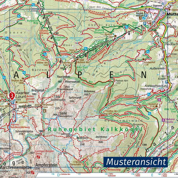 KOMPASS WANDERKARTE LE TRE VALLI BRESCIANE 1:50 000