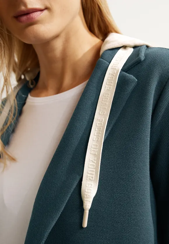CECIL Doubleface Blazer mit Kapuze