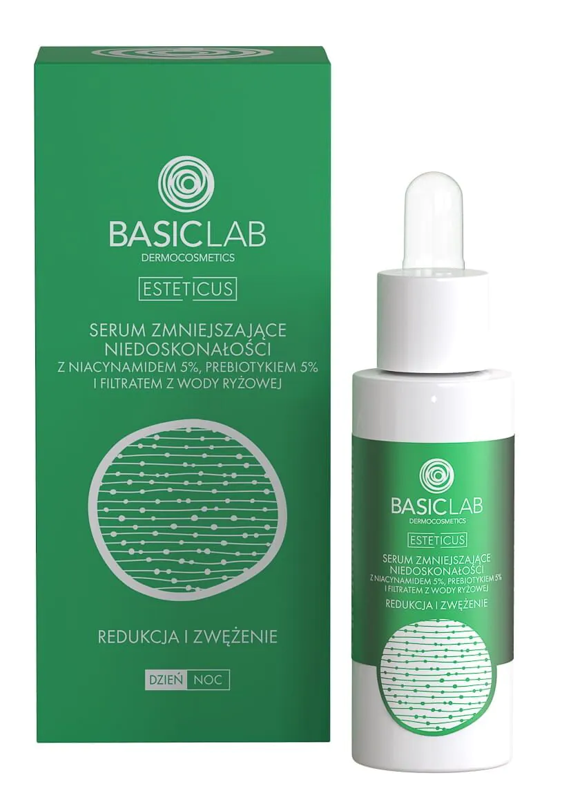 BasicLab Esteticus Imperfektionsreducerende Serum med Niacinamid 5% 30 ml