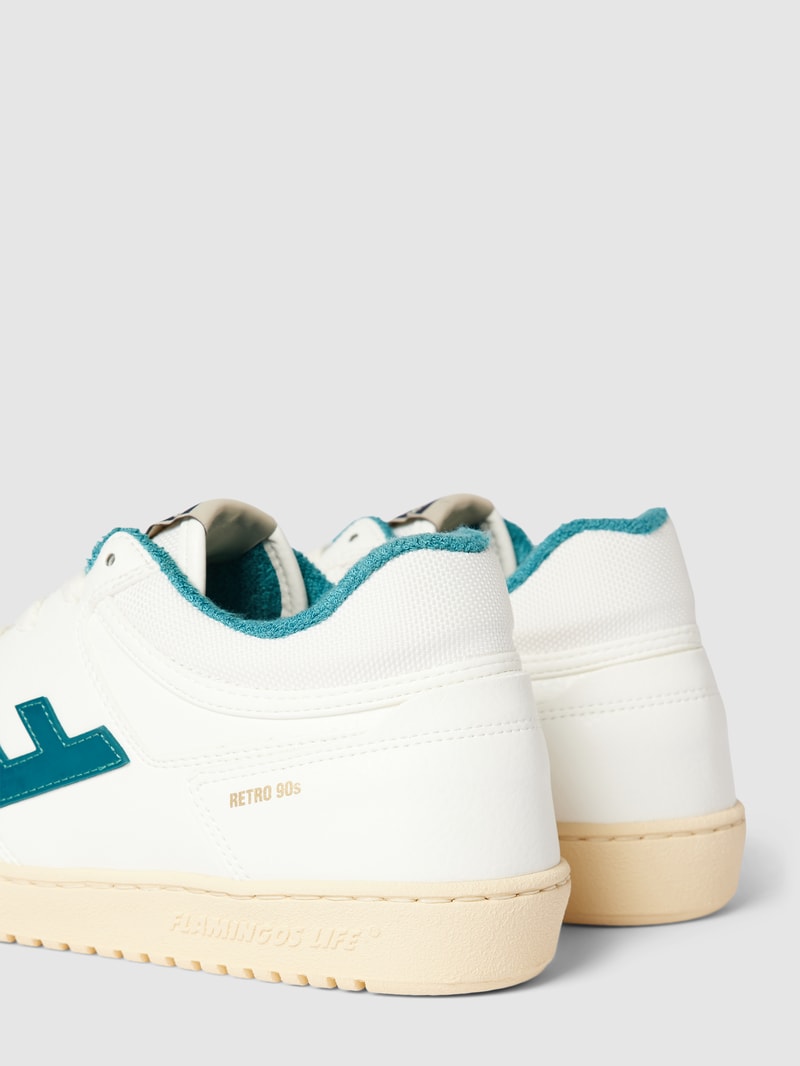 Sneaker mit Label-Details Modell 'Retro 90s' in ozean blau