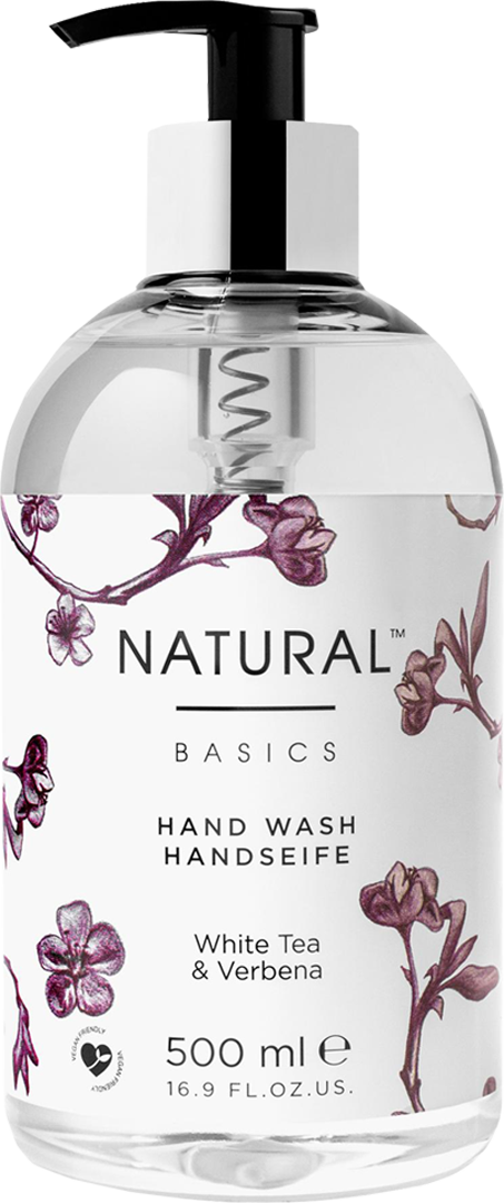 Natural Basics Handseife Spender White Tea & Verbena