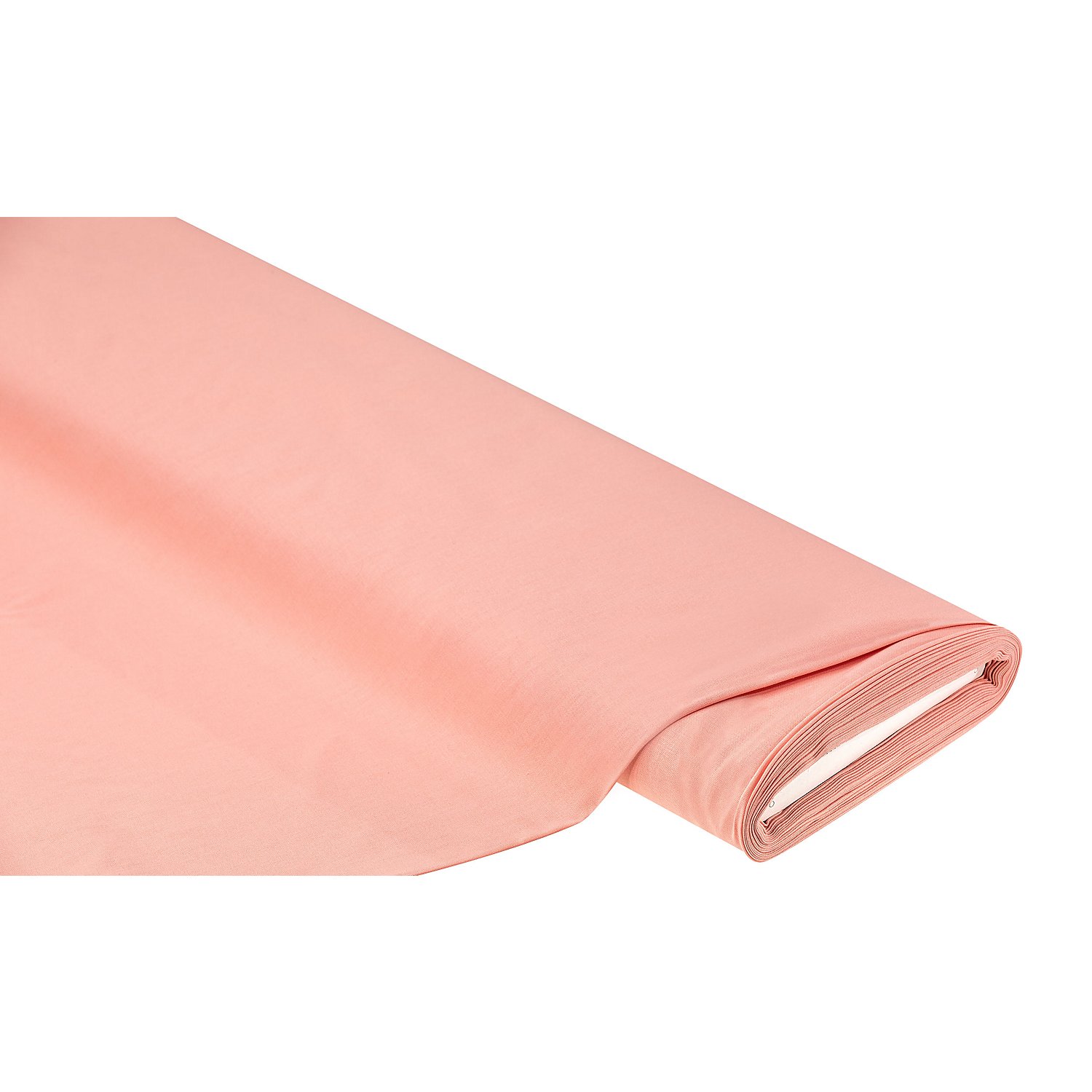 Bio-Baumwollstoff Uni, rosé