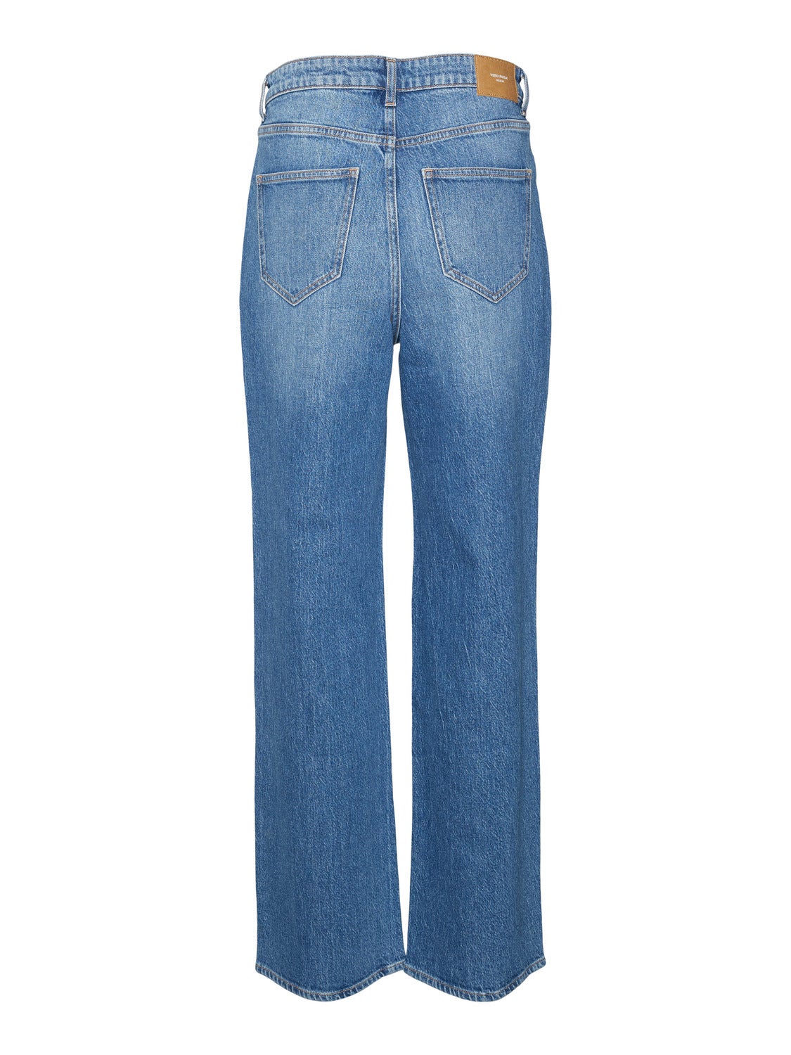 VMTESSA Hohe Taille Weit geschnitten Jeans