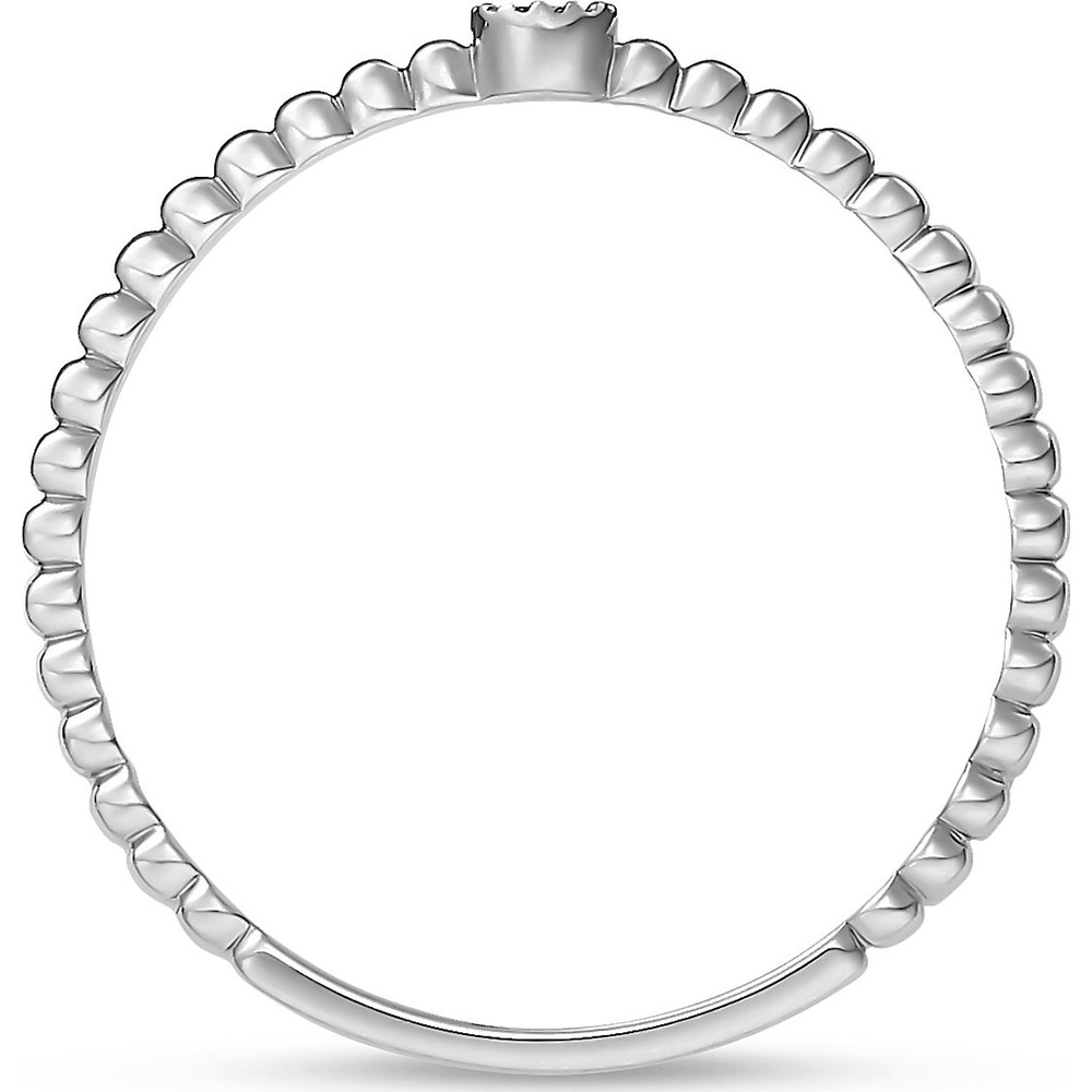 Valeria Bague pour femme 375 Or blanc or blanc Bague