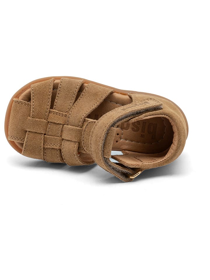 bisgaard Leder-Halbsandalen in Hellbraun günstig kaufen