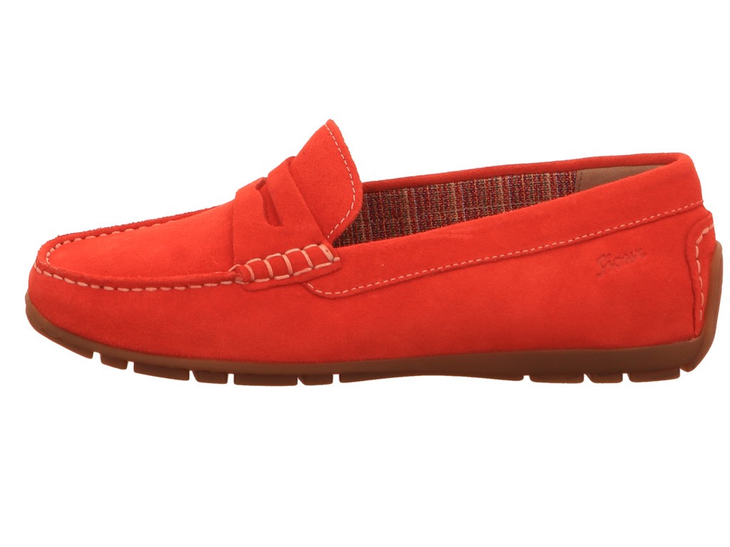SIOUX Sportliche Slipper rot Carmona-700