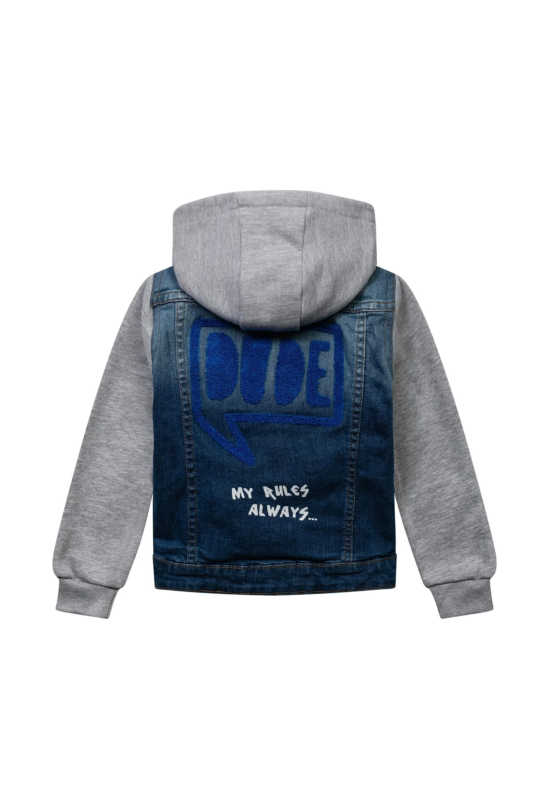 MINOTI HOODED FLEECE - Chaqueta vaquera