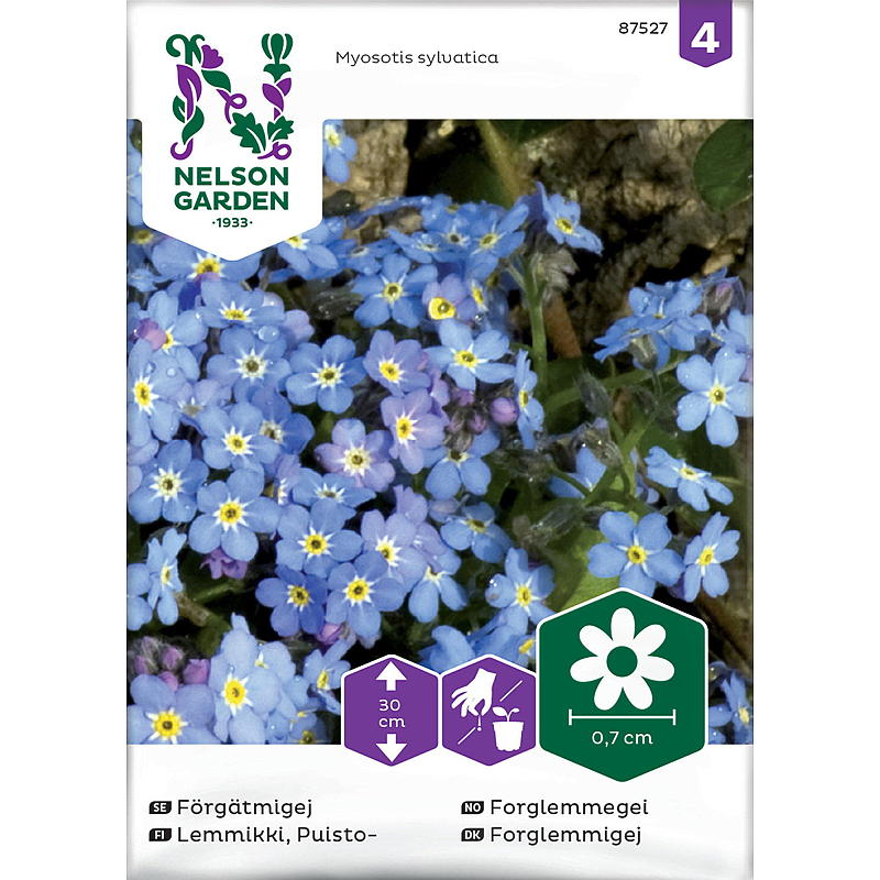 Nelson garden Frø Forglemmegei Blå