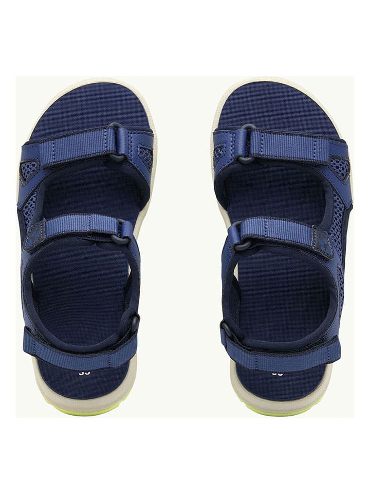 Jack Wolfskin Sandalen in Dunkelblau/Hellgrün günstig kaufen