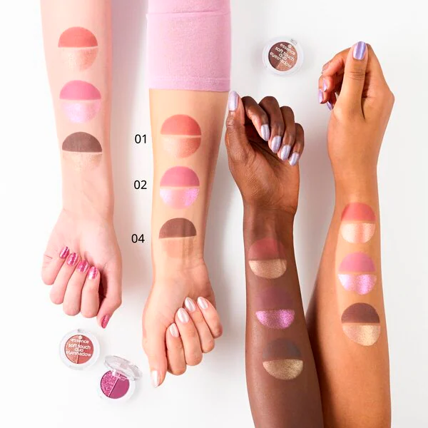 Essence Soft Touch 04 Mocha Muse Duo Ögonskugga 1,8 g