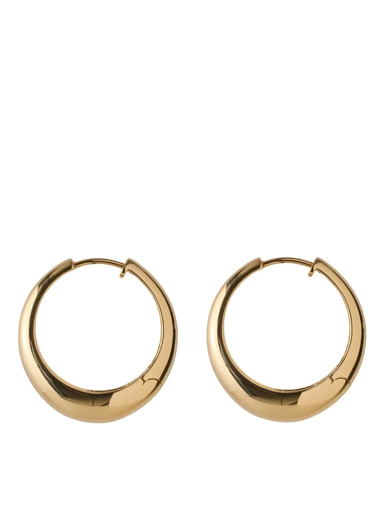 Pernille Corydon Large Globe earrings gold plated