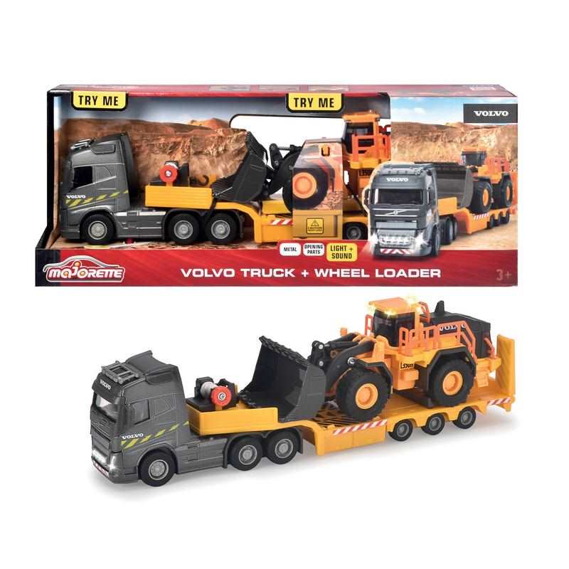Camion transporteur et chargeur Volvo Majorette