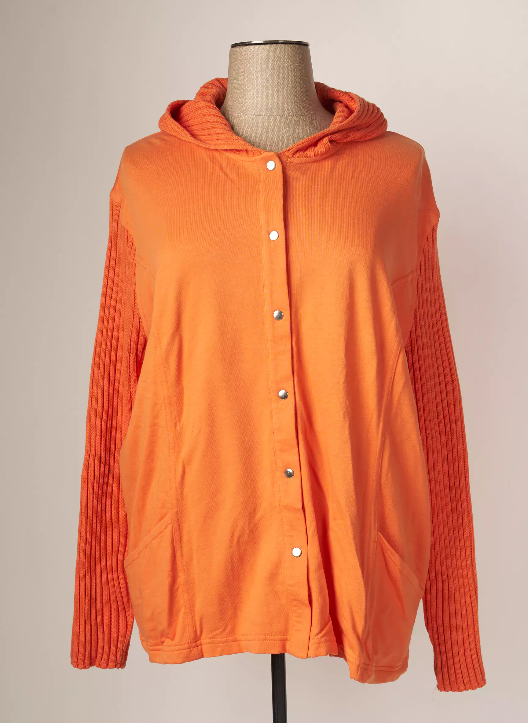 Ahorn Cardigans Femme couleur orange