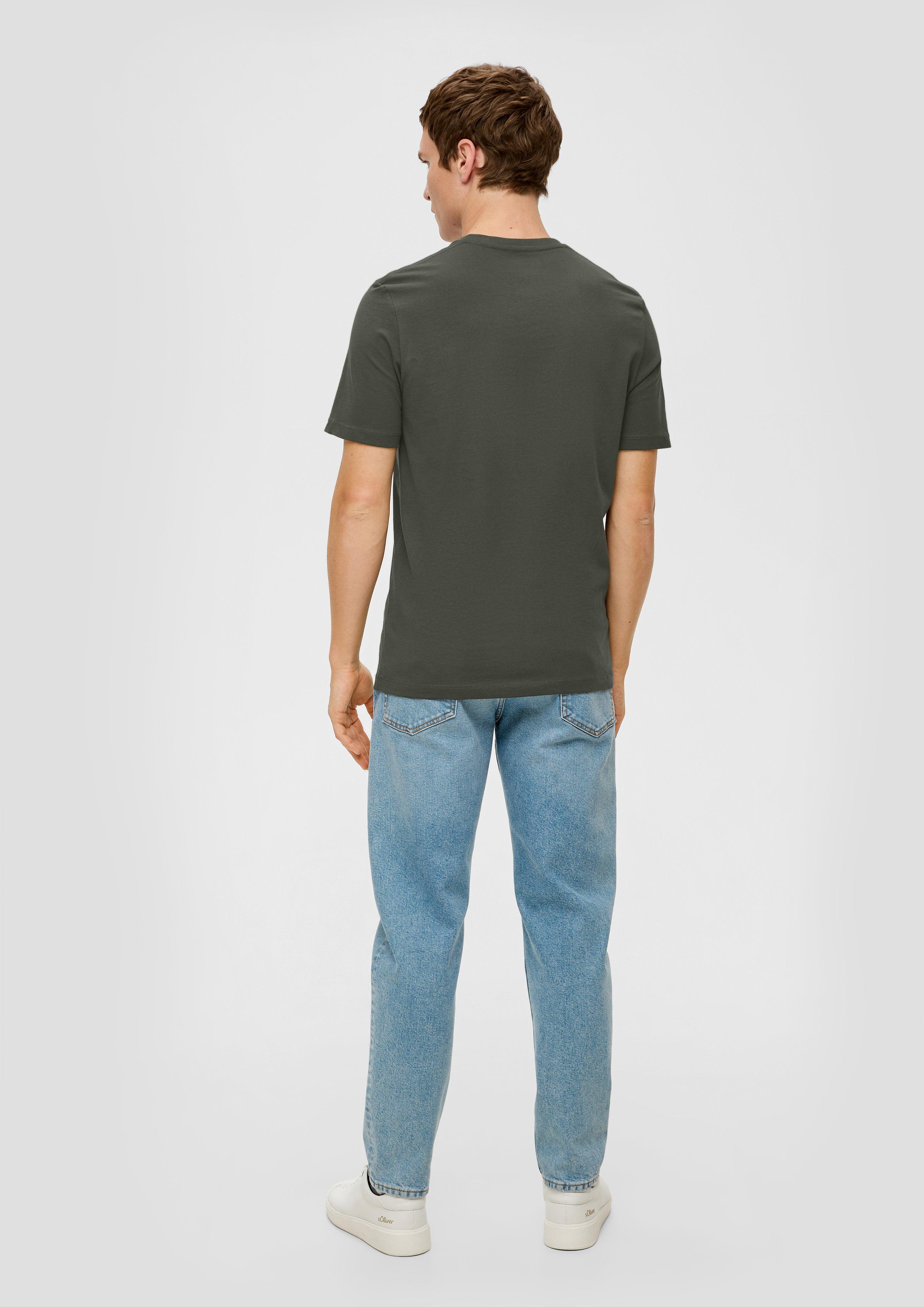T-Shirt mit Frontprint  2141458-79D2