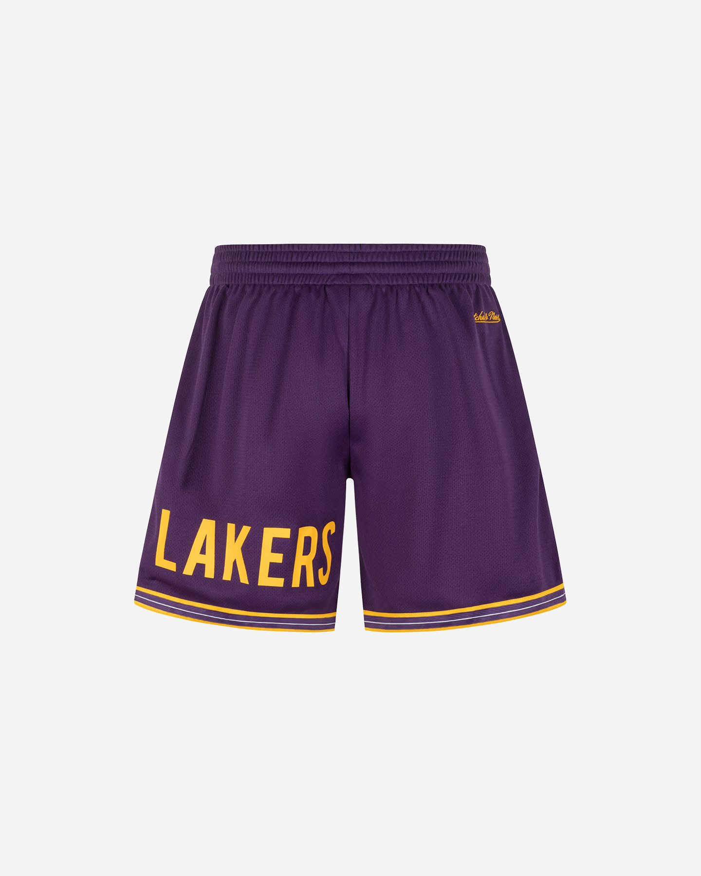 Pantaloncini Basket Mitchell&ness Team Origins 7in Vintage Logo Lakers M BT9267-LALPURP