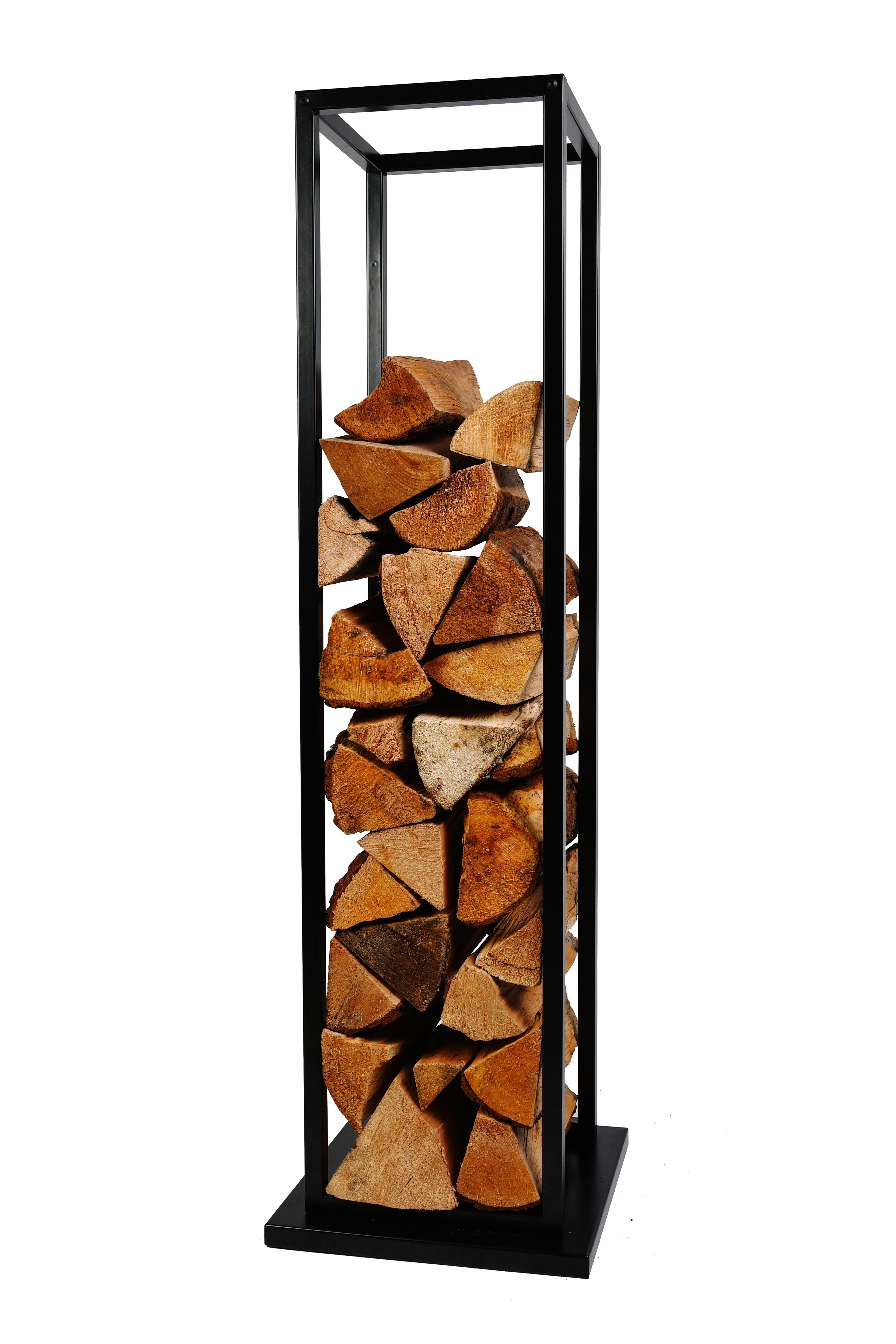 Köhko Kaminholzregal Holzständer Holzregal Holzablage aus Eisen Pulverbeschichtet