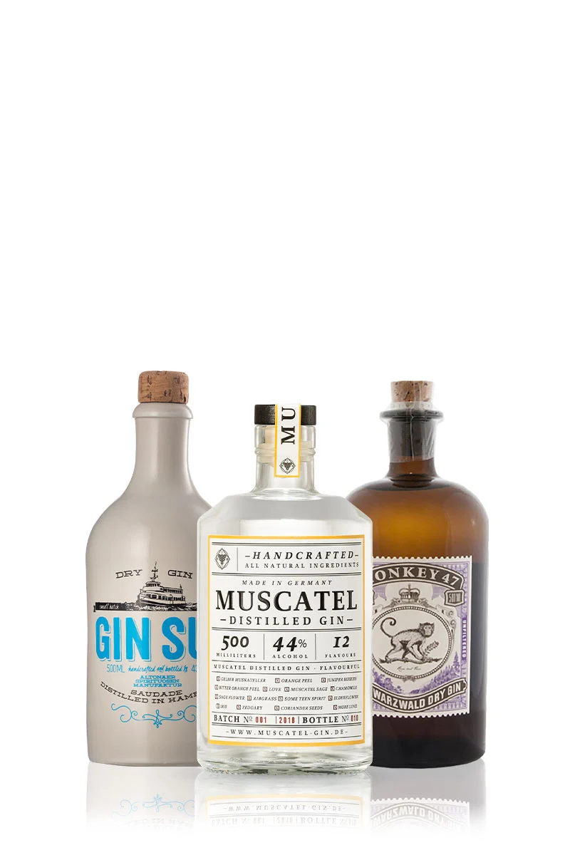 Gin-Trio Geile Weine Weinpaket