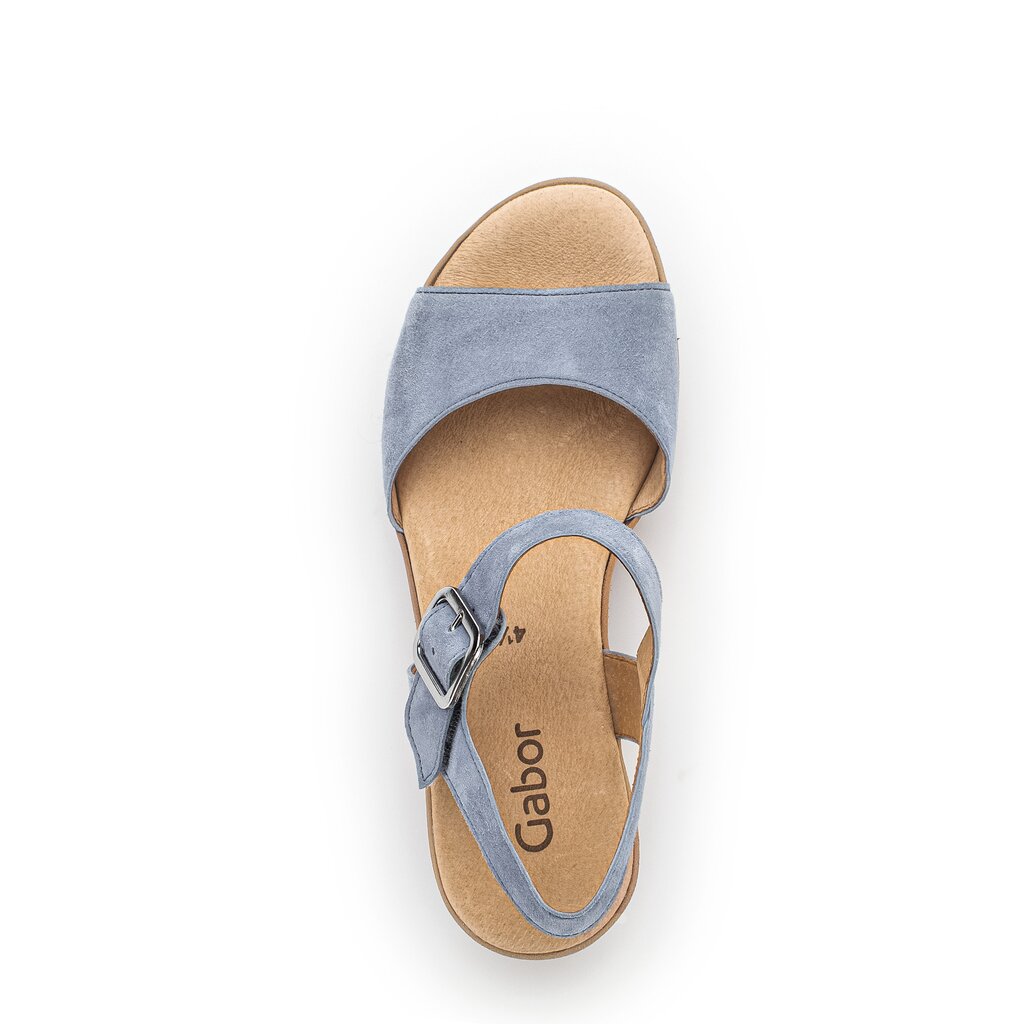 Gabor fashion Keilsandalette blau