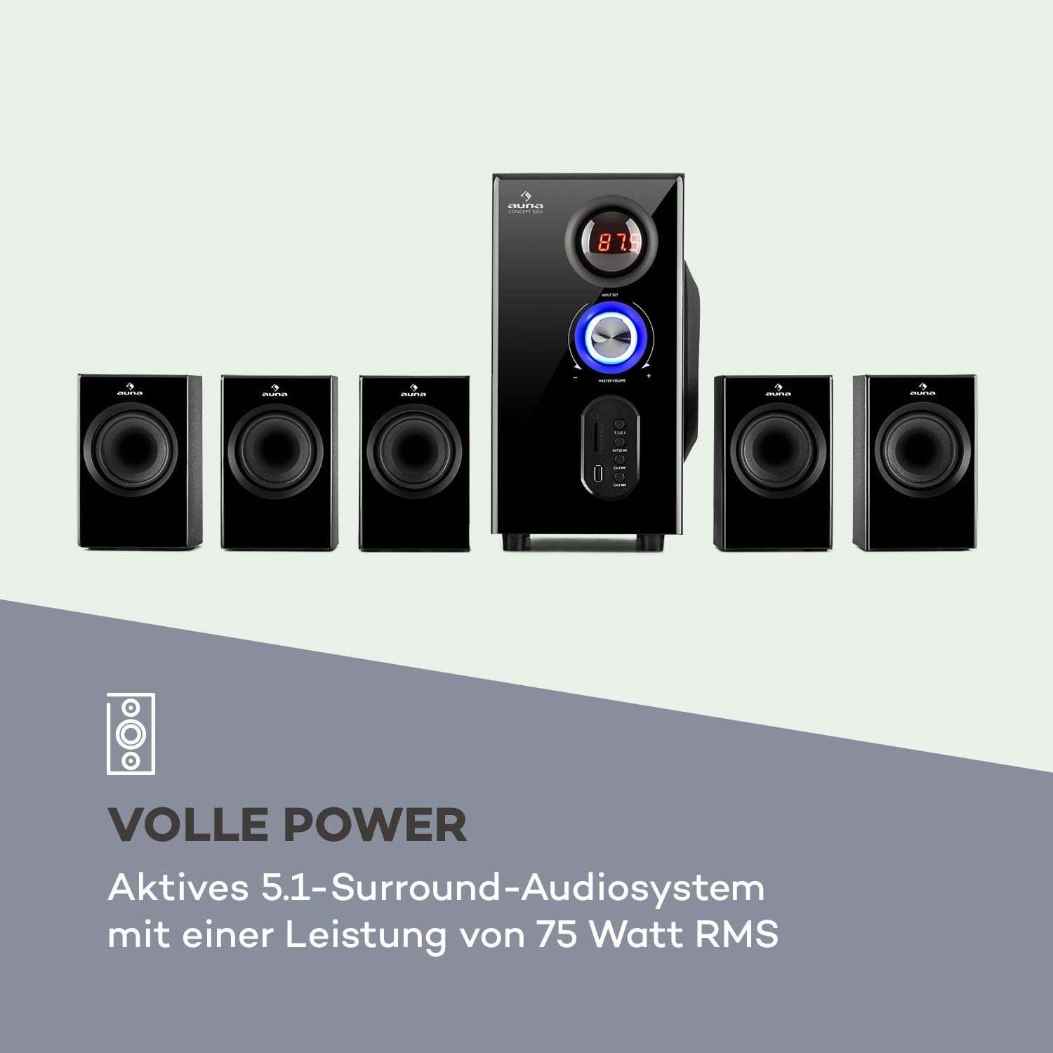 Auna Concept 520 Lautsprechersystem (75 W)