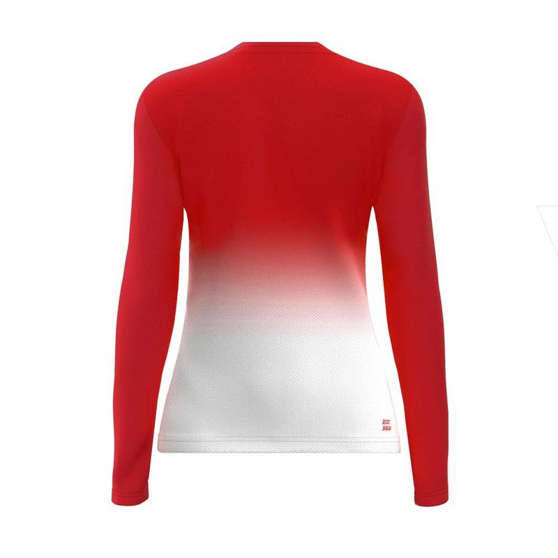 BIDI BADU Crew Gradiant Longsleeve Tennisshirt Damen