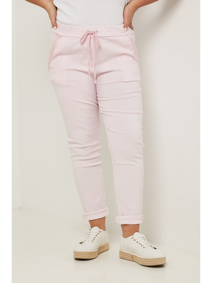 Curvy Lady Hose in Rosa günstig kaufen