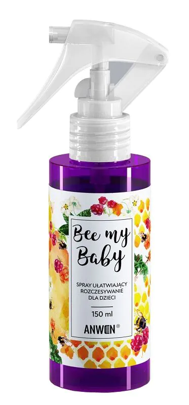 „Anwen Bee My Baby“ vaikams skirtas plaukų lakas, skirtas iššukuotiems plaukams.