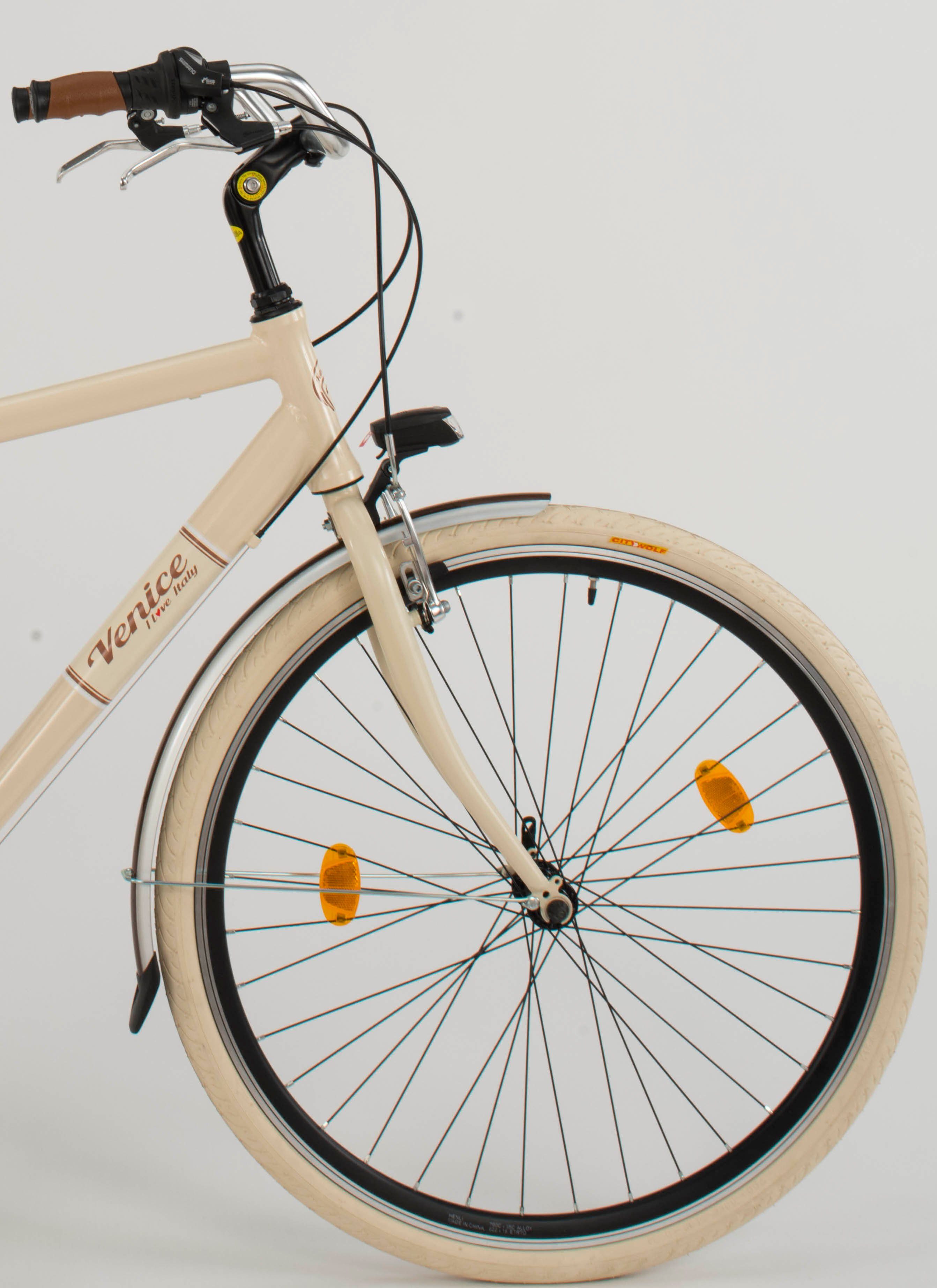VENICE - I love Italy Cityrad Citybike 605 Alu Man, 6 Gang, Kettenschaltung