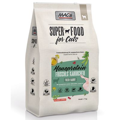 MAC's Superfood for Cats Adult Monoprotein Kaninchen