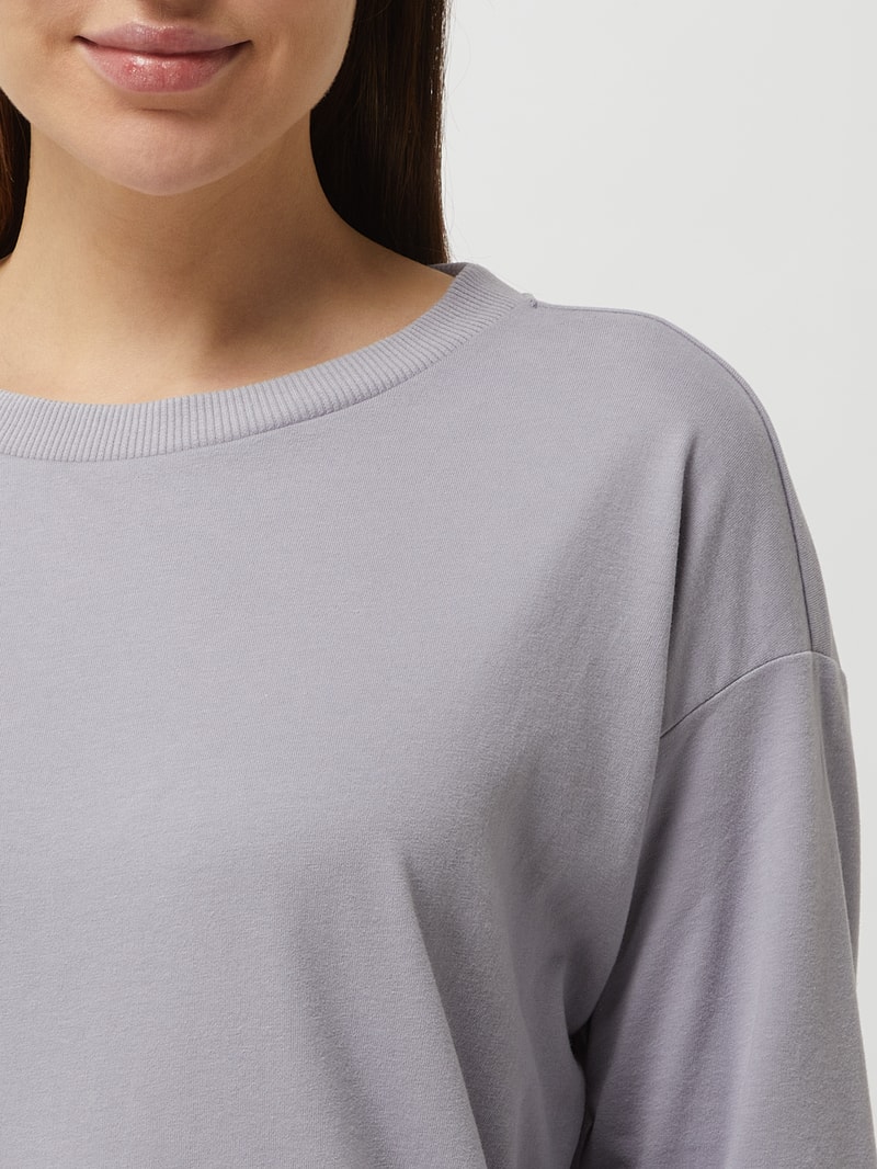 Sweatshirt mit Modal-Anteil in lavendel