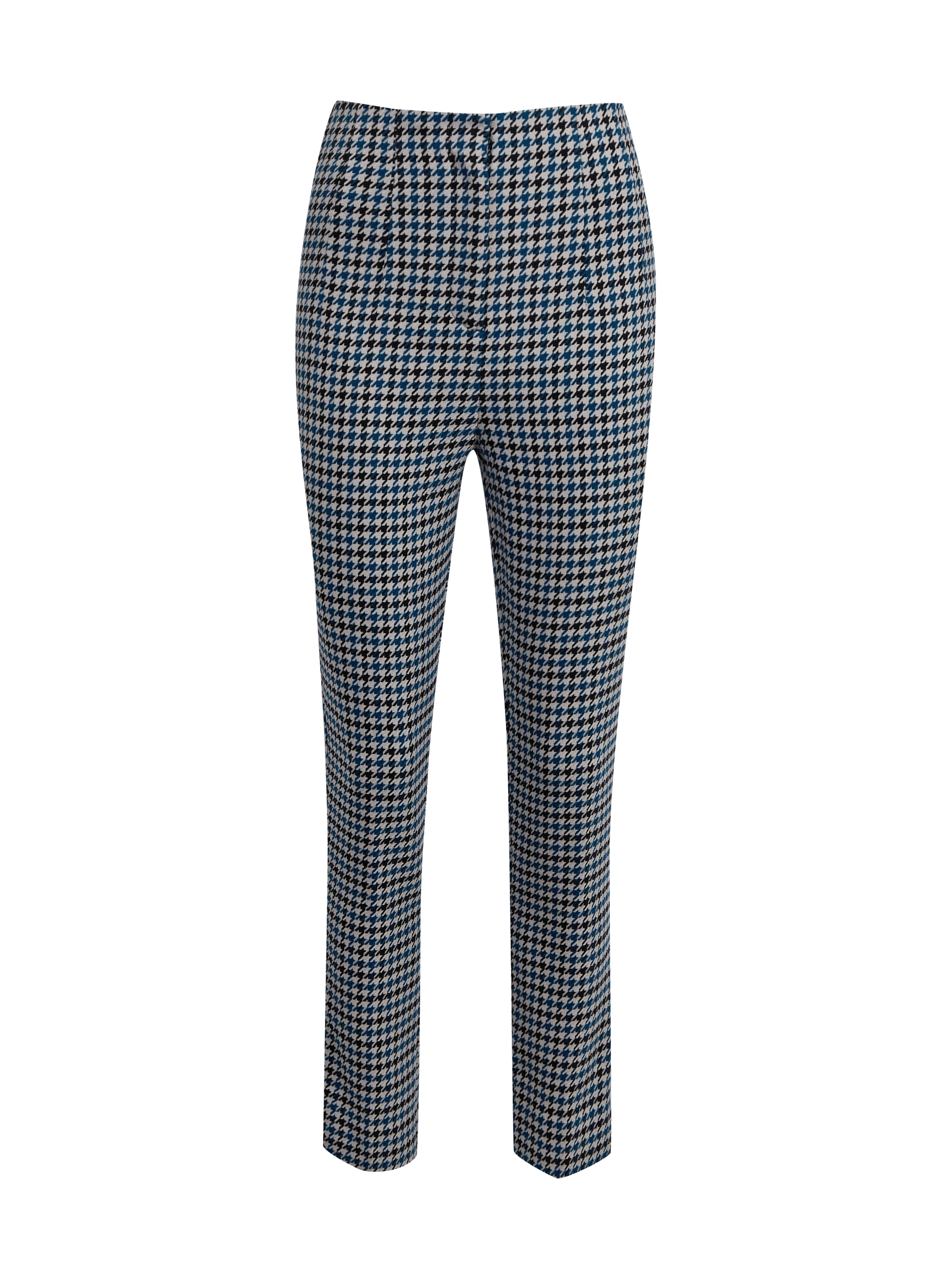 Schwarze und blaue gemusterte Damenhosen ORSAY