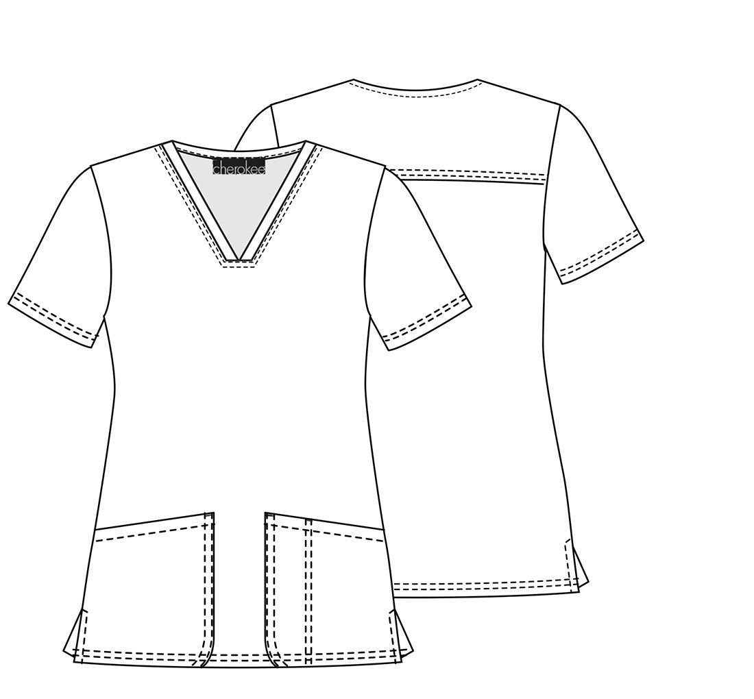 Cherokee Funktionsbluse Bunt bedruckter Damen Kasack 
