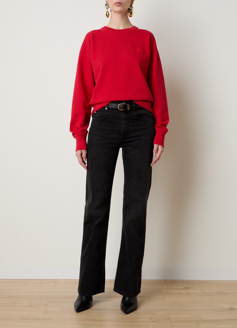 Maglione Shad di Isabel Marant con logo ricamato