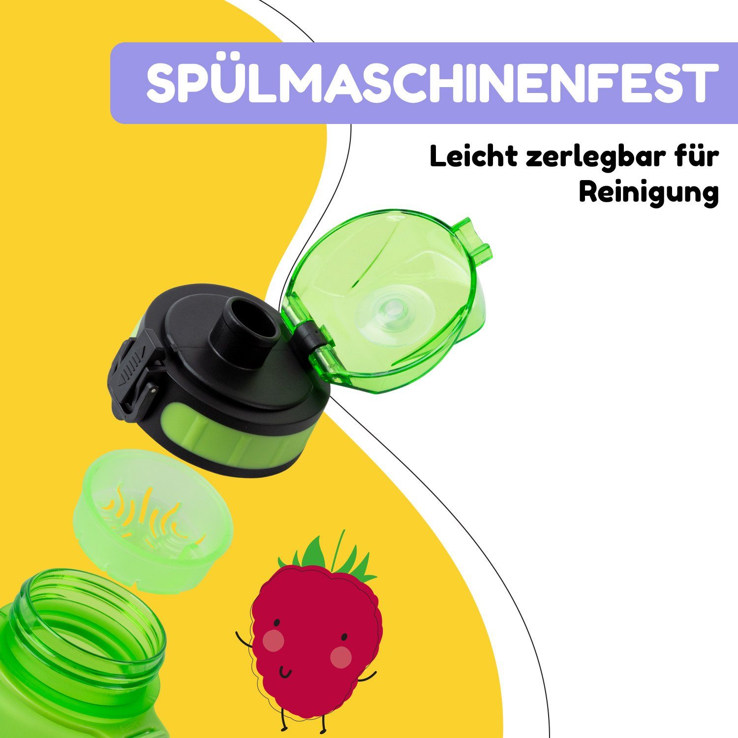 Klarstein Trinkflasche schmatzfatz Trinkflasche